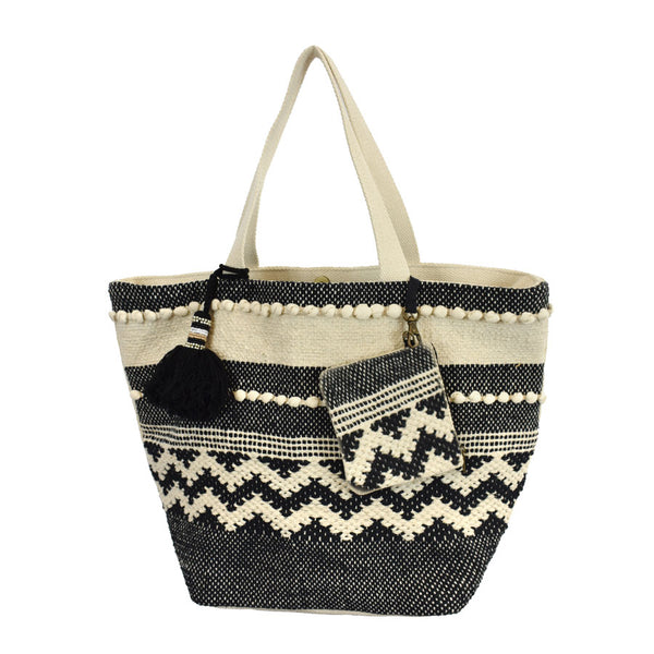 Bryson Mixed Motif Tote Bag