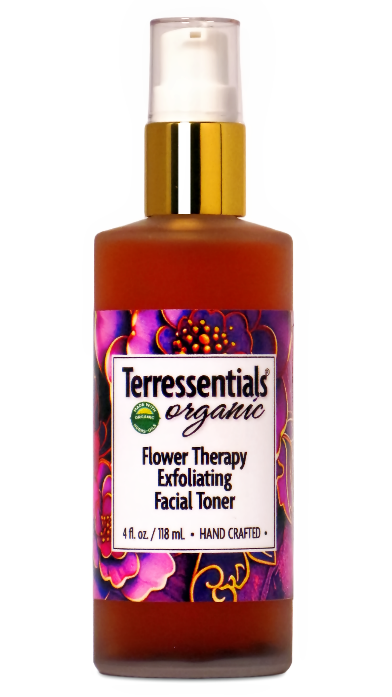 Organic Flower Therapy Exfoliating Facial Toner