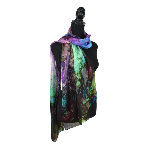Kahlida Shimmer Silk Scarf