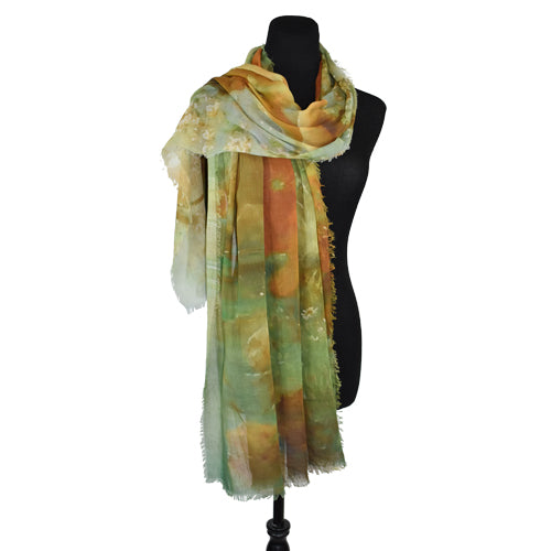 Spirit Folly Painterly Cotton Scarf