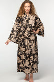 Long Cotton Robe - Evening Sonata