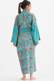 Long Cotton Robe - Peace and Harmony