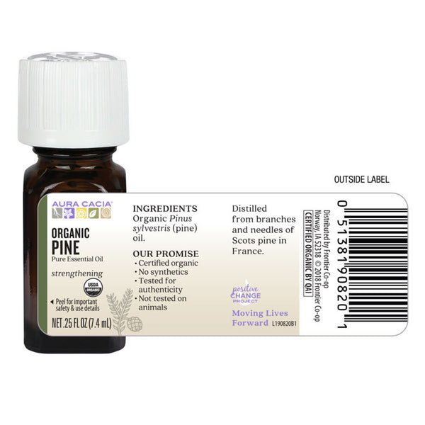 Organic Pine Essential Oil 0.25 fl. oz.