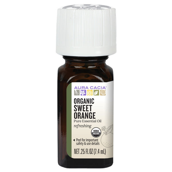 Organic Sweet Orange Essential Oil 0.25 fl. oz.