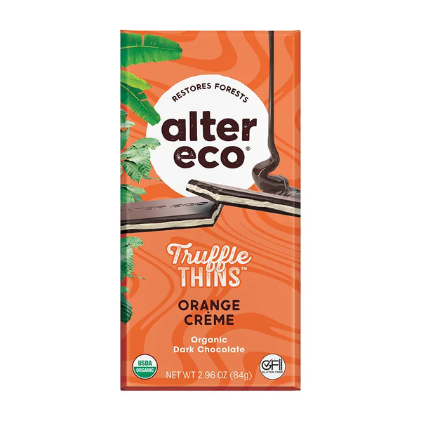 NEW! Alter Eco Orange Crème Truffle Thins