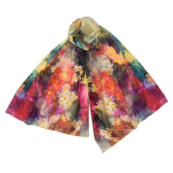 Sharpay Floral Cotton Scarf