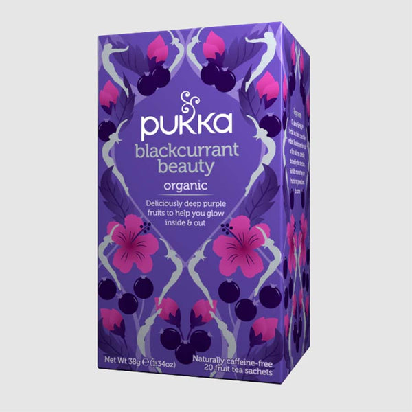Fair Trade Organic Pukka Blackcurrant Beauty Tea