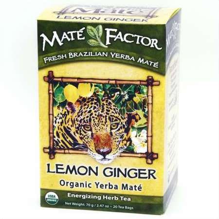 Organic Mate Factor Lemon Ginger Tea