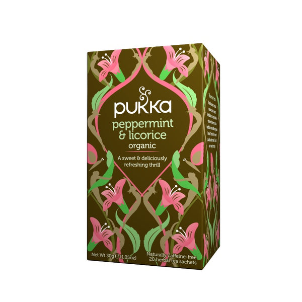Fair Trade Organic Pukka Peppermint & Licorice Tea