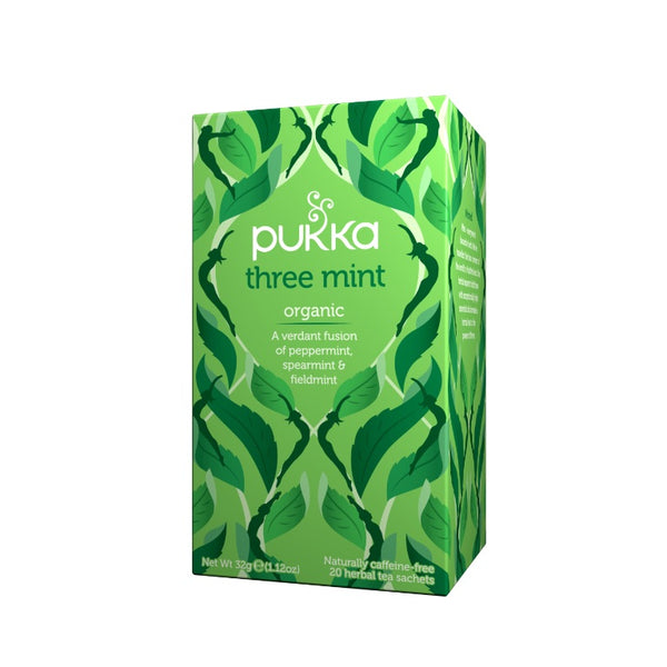 Fair Trade Organic Pukka Three Mint Tea