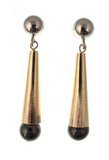Textured Cone Earrings